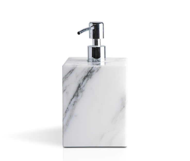 Handmade Italian Marble - Soap Dispenser